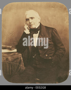 Augustin-Eugène Scribe (1791-1861) dramaturge, librettiste ; Nadar [Gaspard Félix Tournachon], français, 1820 - 1910 ; 1855 - 1859 Banque D'Images