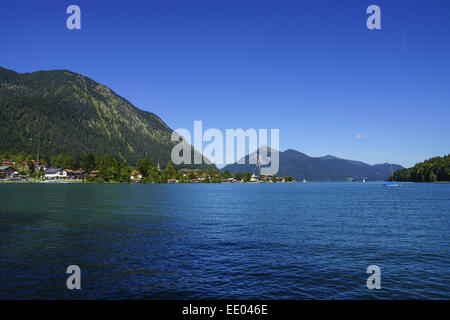 Blick auf den Walchensee, Tölzer Land, Isarwinkel, Bayern, Oberbayern, Deutschland, Vue du lac Walchensee, Mallorca, Bava Banque D'Images