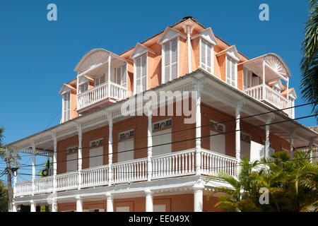 Dominikanische Republik, Norden, Puerto Plata, Parque de la Restauracion, Parque Central, La Casa del Cultura Banque D'Images