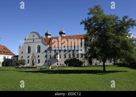 Kloster Benediktbeuern, Oberbayern, Bayern, Deutschland, l'Allemagne, la Haute-Bavière, Benediktbeuern, Monastère, Bavaria, Benediktbeu Banque D'Images