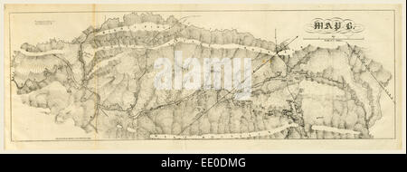 Rapport sur le nouveau site du Maryland, 1836, gravure du xixe siècle Banque D'Images