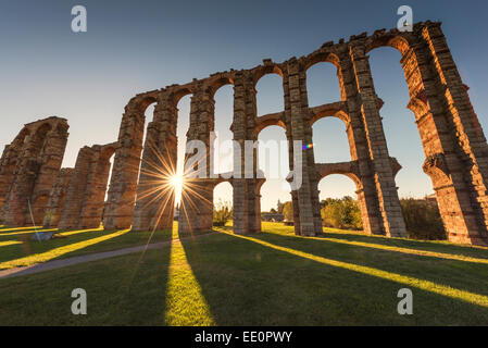 Aqueduc Romain de Mérida (Estrémadure, Espagne, Europe. Banque D'Images