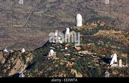 Vue aérienne de Kitt Peak National Observatory en Arizona Banque D'Images