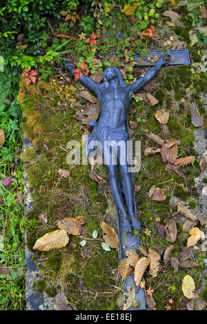 Grabkreuz, auf einem Grab Friedhof un Allerheiligen Banque D'Images