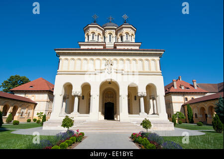 La Cathédrale de couronnement, Alba Iulia, Transylvanie, Roumanie Banque D'Images