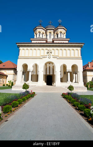 La Cathédrale de couronnement, Alba Iulia, Transylvanie, Roumanie Banque D'Images