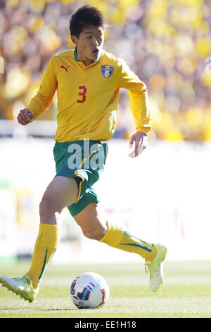 Sitama 2002 Stade, Saitama, Japon. 12 Jan, 2015. Wataru Harada (Seiryo), 12 janvier 2015 - Football/soccer : 93ème All Japan High School Soccer Tournament match final entre Maebashi Ikuei 2-4 Seiryo à Sitama 2002 Stade, Saitama, Japon. © Yusuke Nakanishi/AFLO SPORT/Alamy Live News Banque D'Images