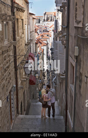 Dubrovnik, Dalmatie, Croatie, Europe Banque D'Images