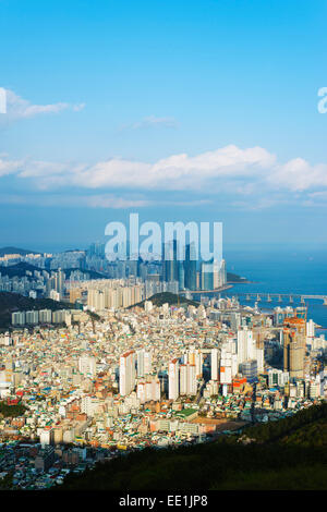 City skyline, Busan, Corée du Sud, Asie Banque D'Images