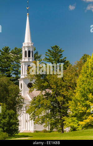 La première Église congrégationaliste à Williamstown. Le Massachusetts, New England, États-Unis d'Amérique, Amérique du Nord Banque D'Images