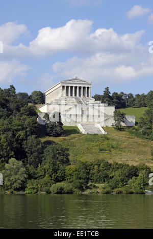 Deuts, Bayern, Oberbayern, Donau, le Walhalla, Ruhmeshalle, Ehrenhalle, de Donaustauf, Koenig Ludwig I, Architekt Leo von Klenze, Banque D'Images