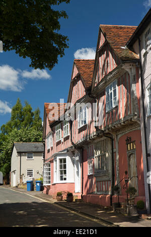 Royaume-uni l'Angleterre, dans le Suffolk, Lavenham, Barn Street, Old Grammar School, où le gendarme a été élève Banque D'Images