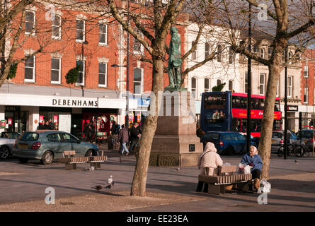 Boutiques sur ligne Blue Boar Salisbury Wiltshire England UK Banque D'Images