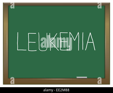 Concept de la leucémie. Banque D'Images