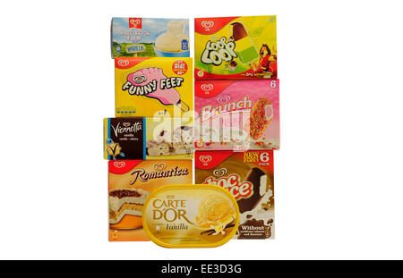 Close up de produits HB Banque D'Images