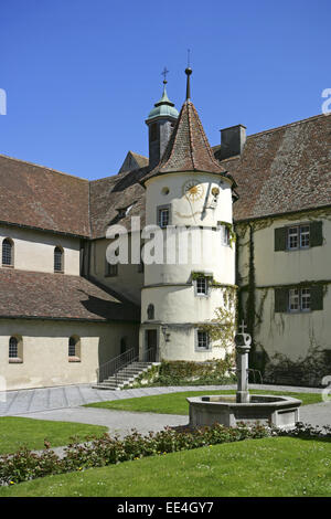 Deutschland, Bodensee, Europa, Bade-Wurtemberg, Sehenswuerdigkeit, Tourismus, Insel Reichenau, Muenster, Klosterkirche, St, Banque D'Images