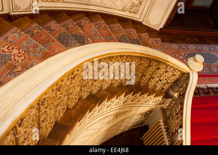 Le palais de Dolmabahce intérieur, Istanbul Banque D'Images