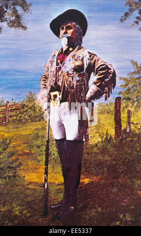 William Frederick Cody, Buffalo Bill (1846-1917), American Plainsman, Scouts et showman, Portrait Banque D'Images