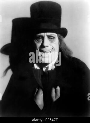 Lon Chaney, sur-ensemble du cinéma muet, "Londres après minuit", 1927 Banque D'Images