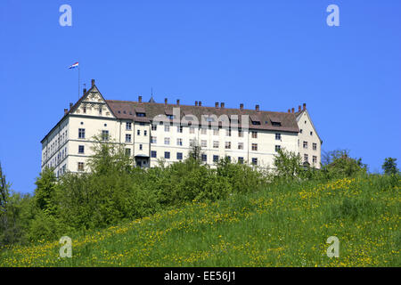 Europa, Deutschland, Bade-Wurtemberg, Schloss, Heiligenberg, nahe Bodensee, Schlossanlage, Schlossgebaeude, Gebaeude, Bauwerk Banque D'Images