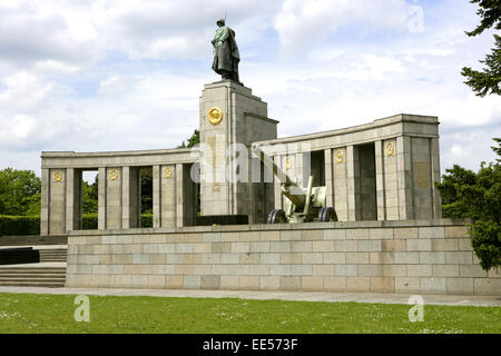 Deutschland, Berlin, Europa, Hauptstadt, Stadt, Sehenswuerdigkeit, Sowjetisches Ehrenmal zum Gedenken der gefallenen Soldaten de Banque D'Images