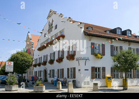 Deutschland, Bayern, Kehlheim, Niederbayern, Gebaeude, Innenstadt, Neues Rathaus Banque D'Images