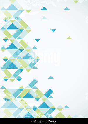 De style rétro résumé set de cartes. Vector Illustration de Vecteur