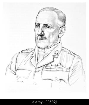 Lt Col Stewart Francis Newcombe 1878 1956 Officier de l'armée britannique Ingénieur Royal Révolte Arabe Thomas Edward Lawrence d'Arabie Banque D'Images