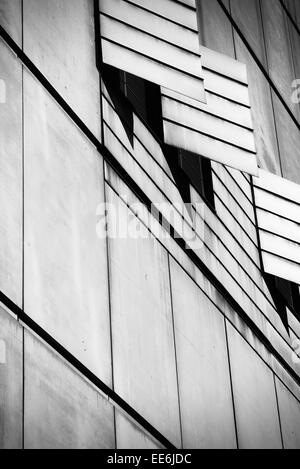 L'architecture moderne de Stockholm, en Suède. D'air sur le mur du bâtiment. Banque D'Images