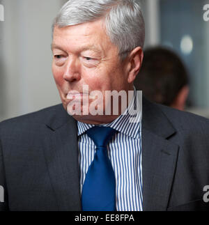 Alan Johnson à l'Oldie Déjeuner littéraire 13-01-15 Banque D'Images