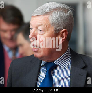 Alan Johnson à l'Oldie Déjeuner littéraire 13-01-15 Banque D'Images