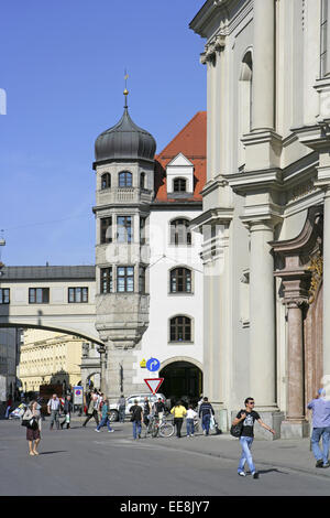 Deutschland, Sueddeutschland, Bayern, Oberbayern, Muenchen, Landeshauptstadt, Stadtansicht, Sehenswuerdigkeit Sehenswuerdigkeit, Banque D'Images