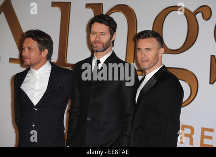 Londres, Royaume-Uni. 14 janvier, 2015. Prendre qu'assister à la première mondiale de la France ''Kingsman : le Service secret'' à Odéon Leciester Square. Credit : ZUMA Press, Inc./Alamy Live News Banque D'Images