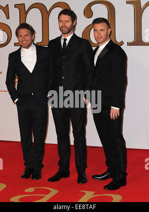 Londres, Royaume-Uni. 14 janvier, 2015. Prendre qu'assister à la première mondiale de la France ''Kingsman : le Service secret'' à Odéon Leciester Square. Credit : ZUMA Press, Inc./Alamy Live News Banque D'Images