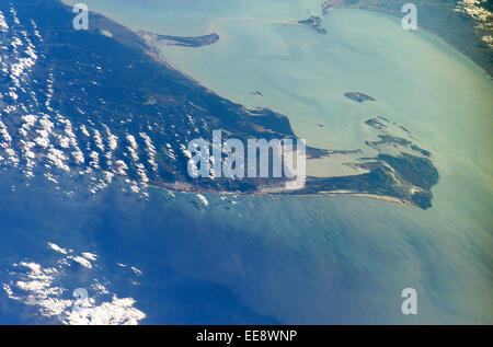 Sri Lanka, République socialiste démocratique de Sri Lanka, Sri Lanka vue de l'espace Banque D'Images