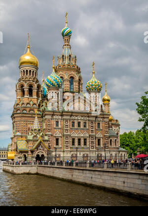 L'église de la résurrection, Saint-Pétersbourg, Russie Banque D'Images