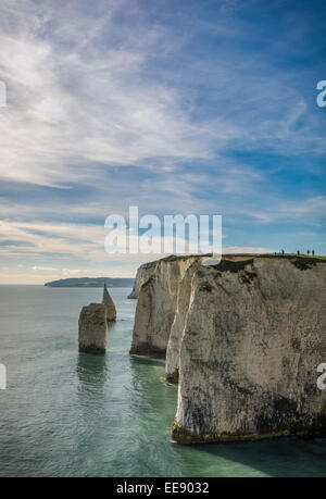 Old Harry rocks, swanage, dorset, studland Banque D'Images