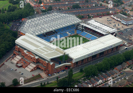 Vue aérienne de la Villa Du Parc à Birmingham accueil de Aston Villa Football Club Banque D'Images