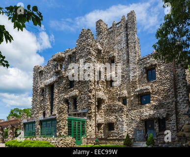 Château de Gillette, ancienne résidence de l'acteur William Gillette, Gillette Castle State Park, East Haddam, Connecticut, USA Banque D'Images