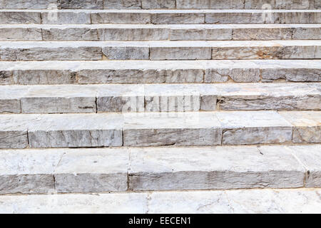 Escaliers en pierre près du dôme de Sienne en Italie Banque D'Images