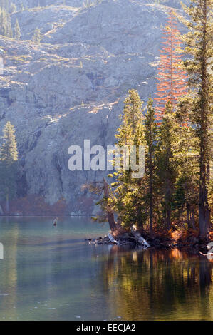 Lac Castle qui est un lac glaciaire ou tarn situé dans le nord de la Californie le long de la bordure est de la Klamath Mountains Banque D'Images