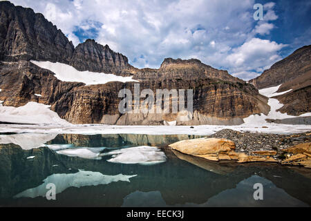 La région de Grinnell Lac au parc national des Glaciers dans la région de West Glacier dans le Montana. Banque D'Images