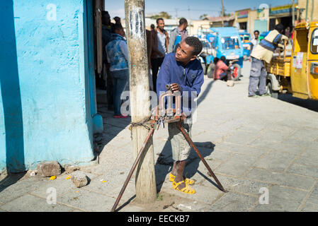 L'Éthiopie, scènes de rue, Mekele ou Mekelle, Ethiopie, Afrique Banque D'Images