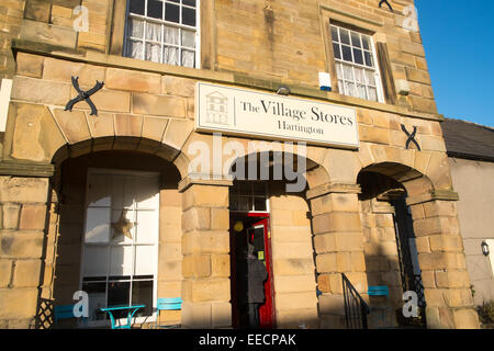 Hartington village magasins shop dans ce village du Derbyshire, Angleterre Banque D'Images