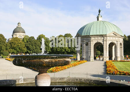 Architektur, Bauwerk, Bauwerke, Dianatempel, Gebaeude, Geschichte, Hofgarten, Landeshauptstadt, Oberbayern, Parc, Parkanlage, Pa Banque D'Images