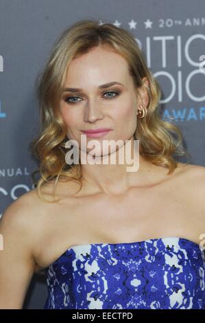 Diane Kruger à arrivées de 20e édition du Critics' Choice Movie Awards, le Hollywood Palladium, Los Angeles, CA, 15 janvier 2015. Photo par : Elizabeth Goodenough/Everett Collection Banque D'Images