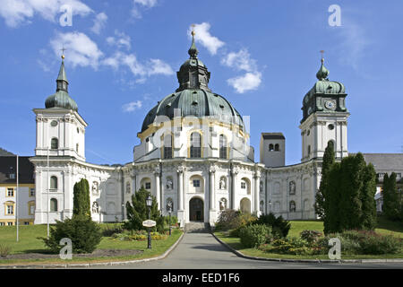 Deutschland, Bayern, Oberammergau, Kloster Ettal, Klosterkirche, Sommer, Oberbayern, Ammergebirge Klosteranlage Werdenfels,,, Banque D'Images