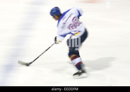 Eishockey, Spielszene, Eishockeyspiel, Spieler, Spiel, Mannschaftspiel Mannschaftssport, Sport, sportif,, hobby, Freizeit, SCH Banque D'Images