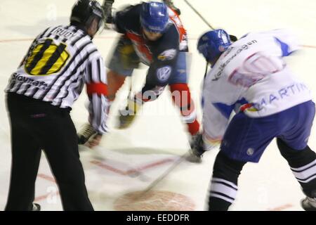 Eishockey, Spielszene, Eishockeyspiel, Spieler, Spiel, Mannschaftspiel Mannschaftssport, Sport, sportif,, hobby, Freizeit, SCH Banque D'Images