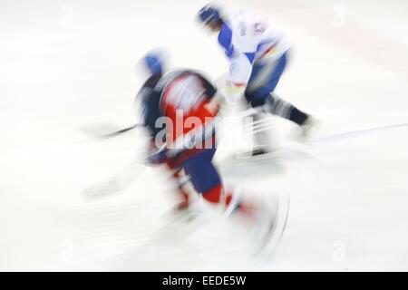 Eishockey, Spielszene, Eishockeyspiel, Spieler, Spiel, Mannschaftspiel Mannschaftssport, Sport, sportif,, hobby, Freizeit, SCH Banque D'Images